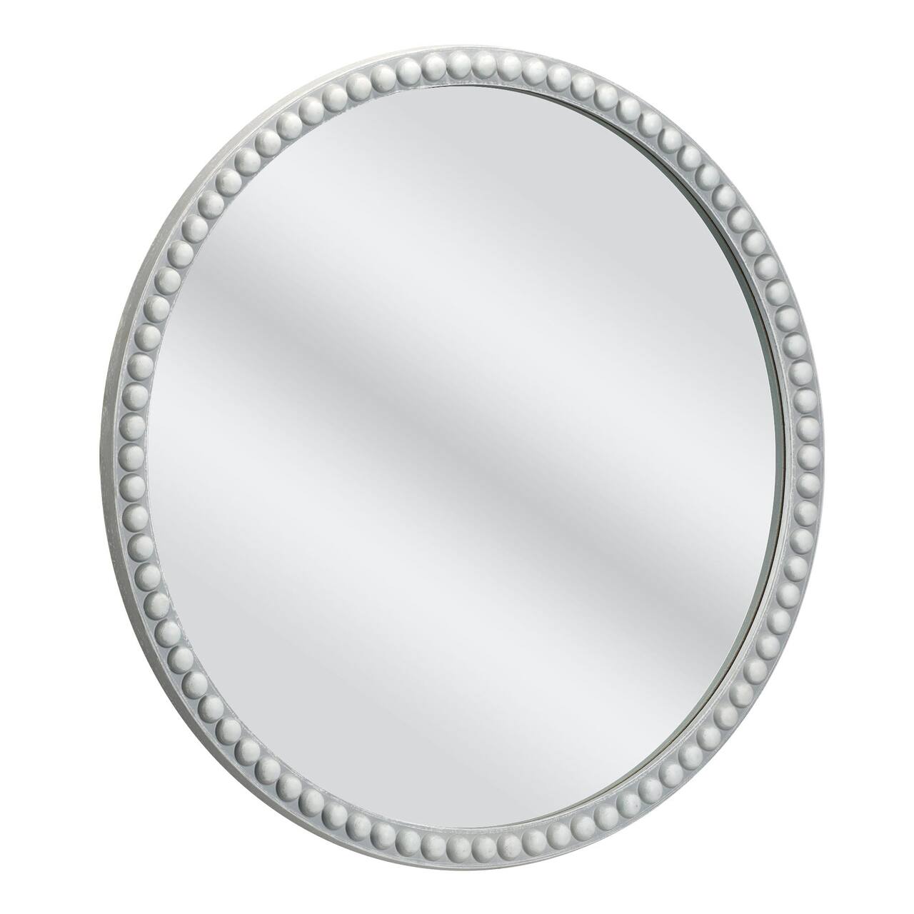 American Art Decor Moby's Beaded Frame Mirror - 30" x 30"